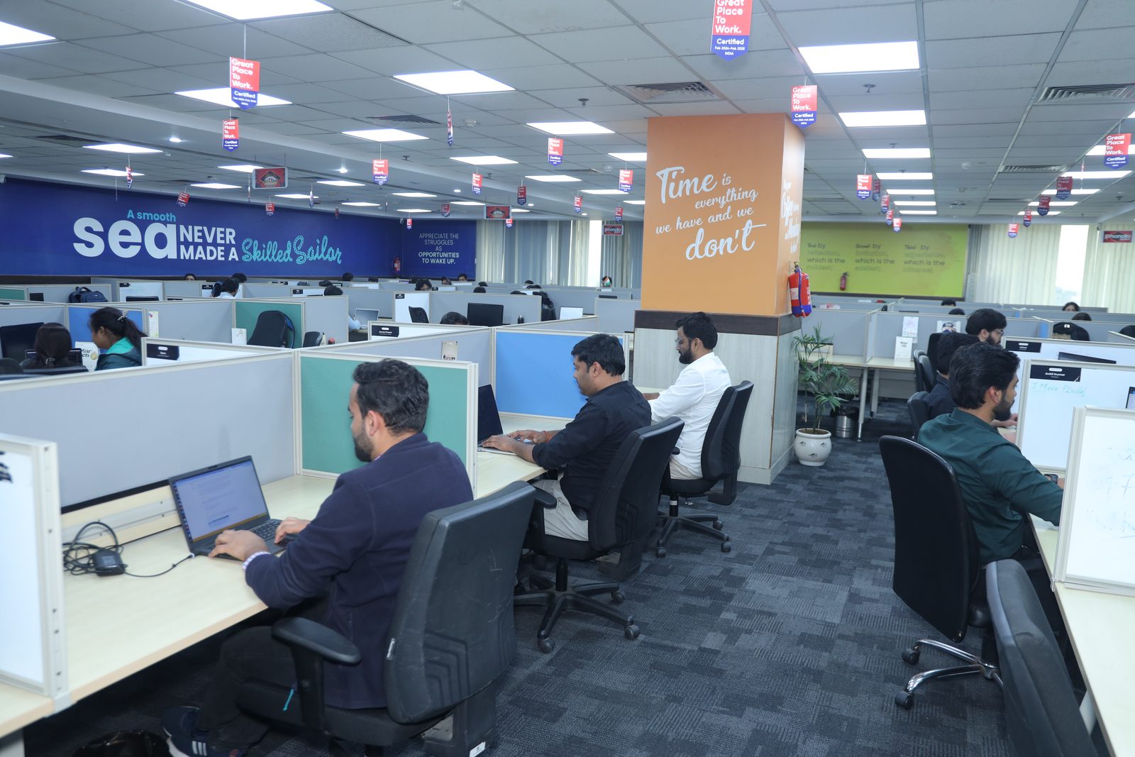 Another view of the office floor